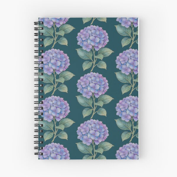 Item preview, Korean Hydrangea Botanical Watercolor Gold Line Art designed and sold by lita-lilith.