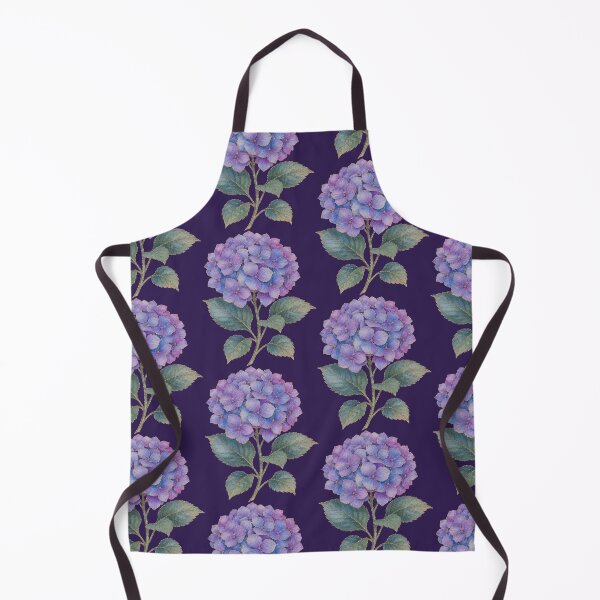 Item preview, Korean Hydrangea Botanical Watercolor Gold Line Art designed and sold by lita-lilith.