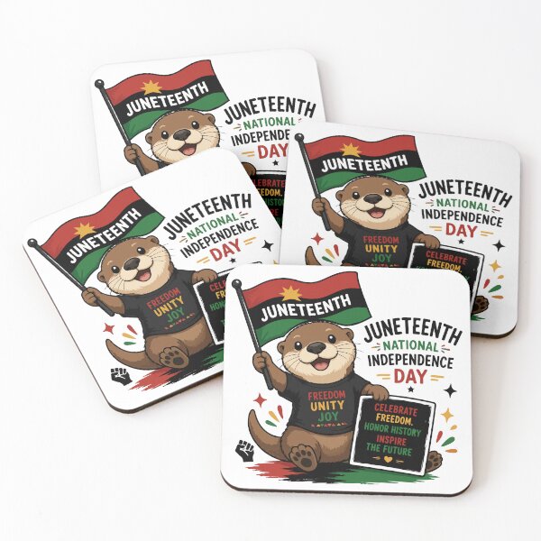 Item preview, Cute Otter Juneteenth National Independence Day designed and sold by Rexusstain.
