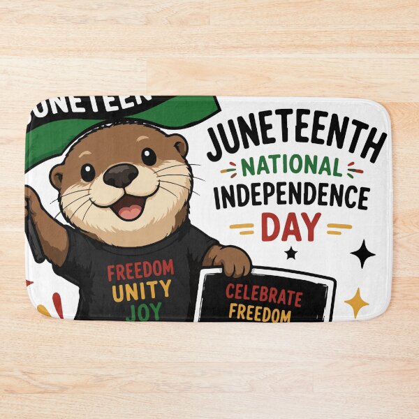 Item preview, Cute Otter Juneteenth National Independence Day designed and sold by Rexusstain.