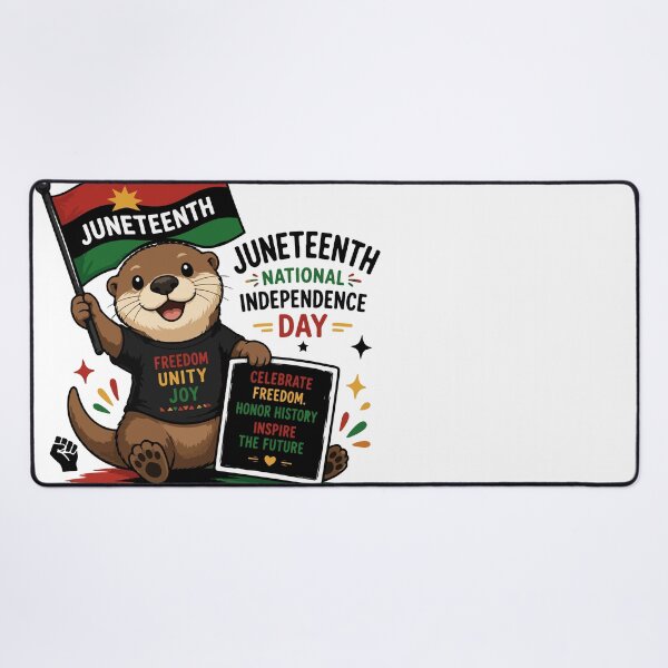 Item preview, Cute Otter Juneteenth National Independence Day designed and sold by Rexusstain.