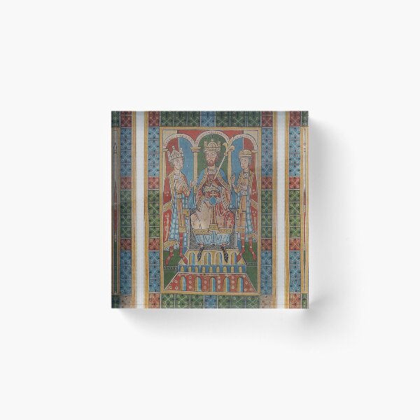 Frederick I Barbarossa and his two sons Acrylic Block
