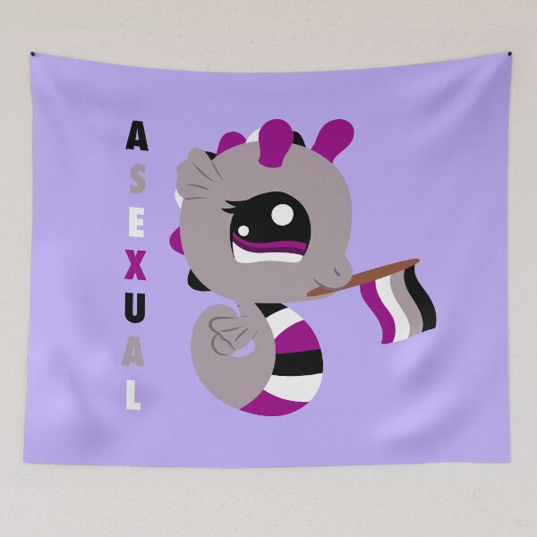 Item preview, Asexual Seahorse designed and sold by That_Blind_Artist.