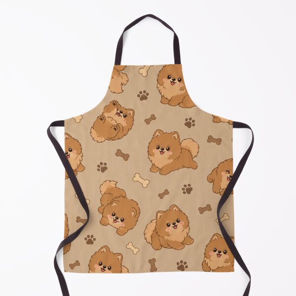 Item preview, Kawaii Pomeranian Seamless Pattern designed and sold by ColorFindsEs.
