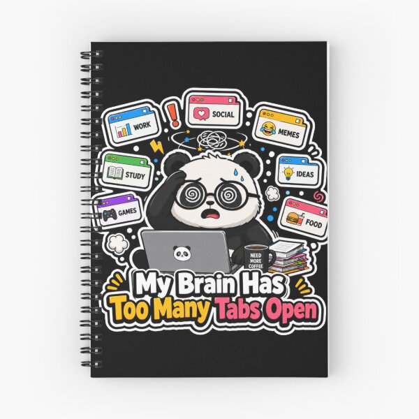 Item preview, My Brain Has Too Many Tabs Open designed and sold by PixoNest.
