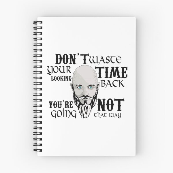 Item preview, Diseño de póster con cita de Ragnar Lothbrok hoy en día (Arte gráfico) designed and sold by LeonoSteh.