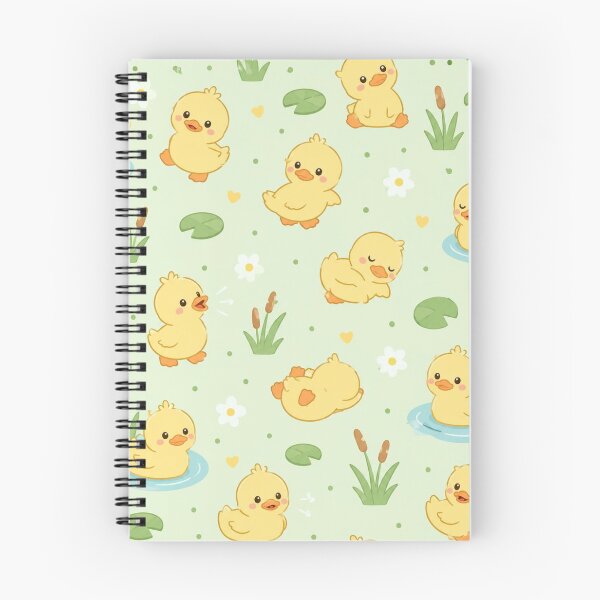 Item preview, Cute Kawaii Duck Seamless Pattern designed and sold by ColorFindsEs.