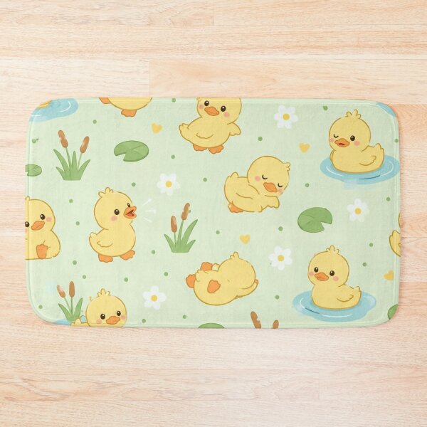 Item preview, Cute Kawaii Duck Seamless Pattern designed and sold by ColorFindsEs.