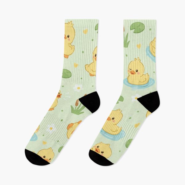 Item preview, Cute Kawaii Duck Seamless Pattern designed and sold by ColorFindsEs.