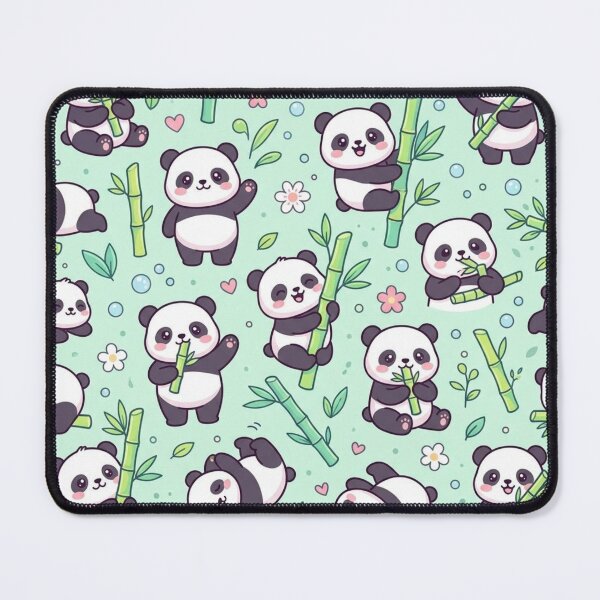 Item preview, Cute Kawaii Panda Pattern designed and sold by ColorFindsEs.