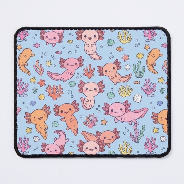 Item preview, Kawaii  Axolotl  Pattern designed and sold by ColorFindsEs.