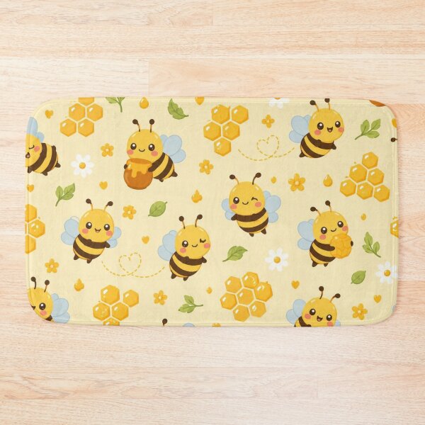 Item preview, Kawaii Bees Pattern designed and sold by ColorFindsEs.