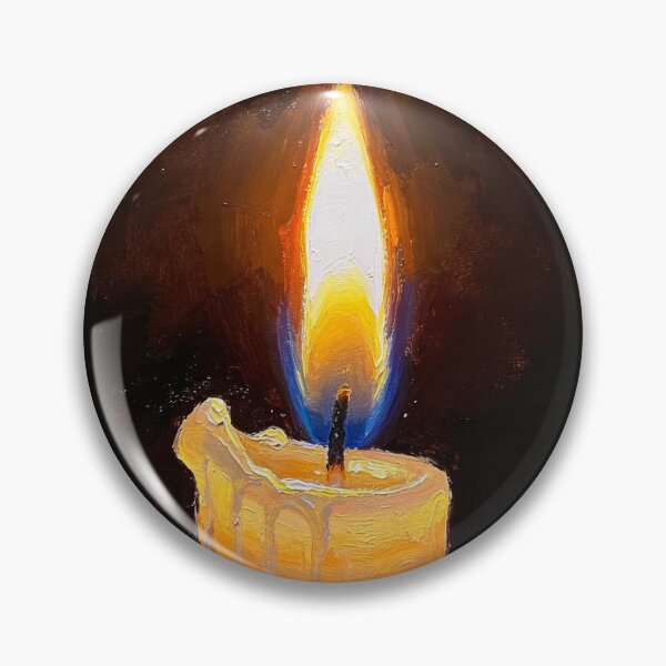 Item preview, Glowing Candle Oil Painting designed and sold by AwakenFah.