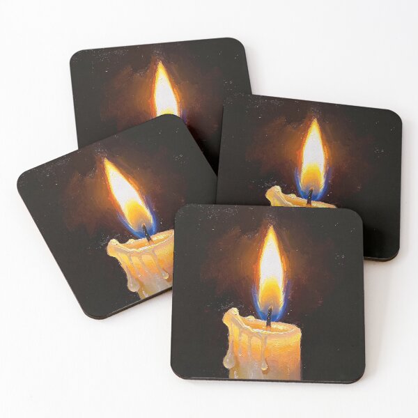 Item preview, Glowing Candle Oil Painting designed and sold by AwakenFah.