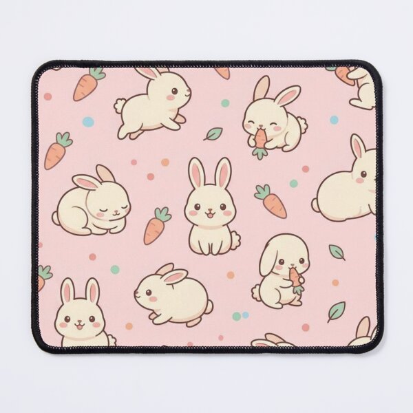 Item preview, Cute Kawaii Rabbit Pattern designed and sold by ColorFindsEs.