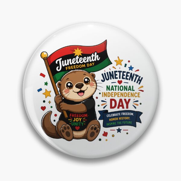 Item preview, Cute Otter Juneteenth Freedom Day Celebration designed and sold by Rexusstain.