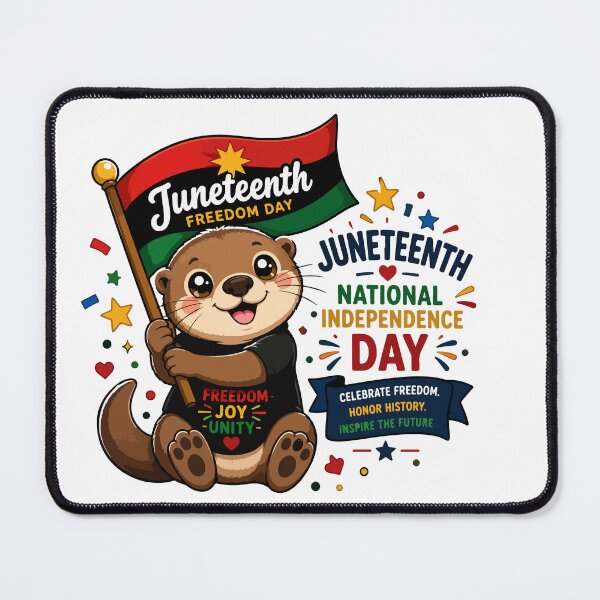 Item preview, Cute Otter Juneteenth Freedom Day Celebration designed and sold by Rexusstain.