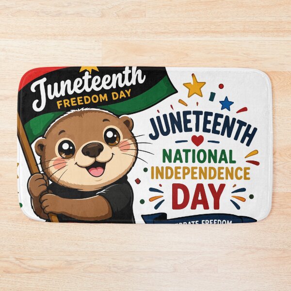 Item preview, Cute Otter Juneteenth Freedom Day Celebration designed and sold by Rexusstain.