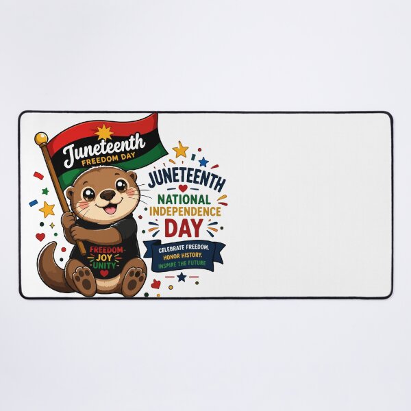 Item preview, Cute Otter Juneteenth Freedom Day Celebration designed and sold by Rexusstain.