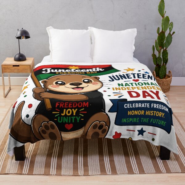 Item preview, Cute Otter Juneteenth Freedom Day Celebration designed and sold by Rexusstain.