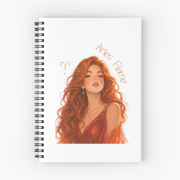 Item preview, Aries Flame Zodiac Sign Astrological Fiery Aesthetic Girl designed and sold by Marcelina28.