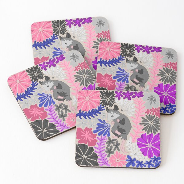 Item preview, Opossum - Genderfluid Flag PRINT designed and sold by HannahReeStudio.