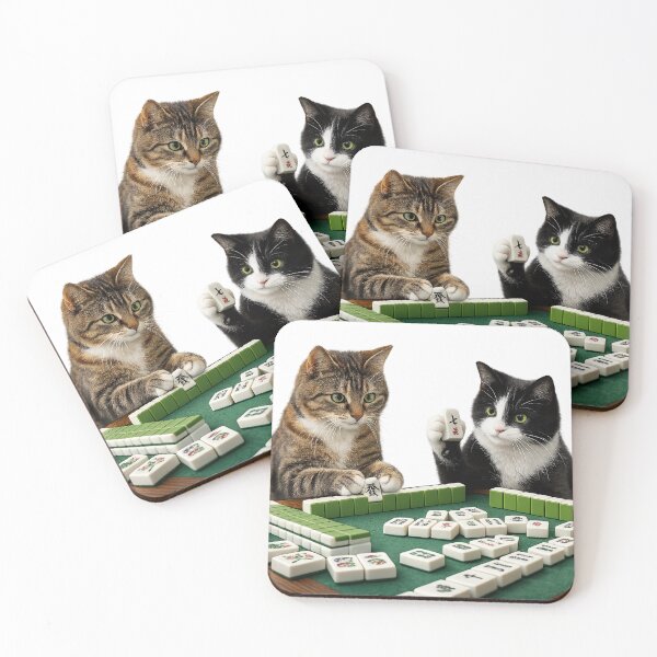 Item preview, Mahjong Masters: Whiskers, Tiles, and Trouble designed and sold by catontheroof.
