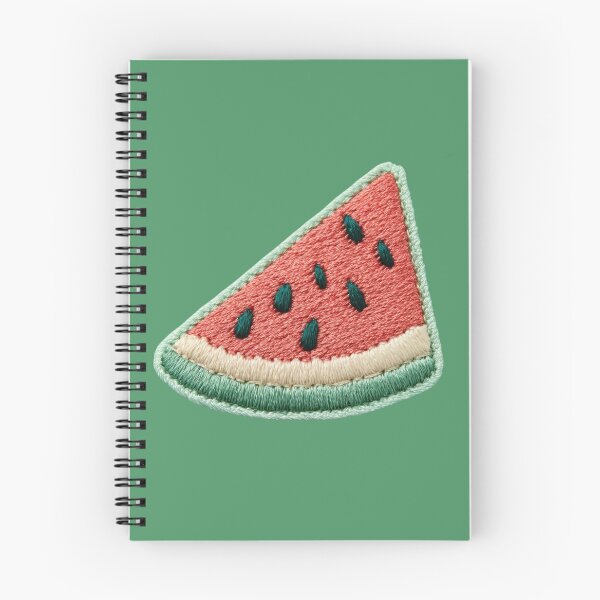 Item preview, Embroidered Watermelon Slice Patch Art designed and sold by MegaNovaArt.