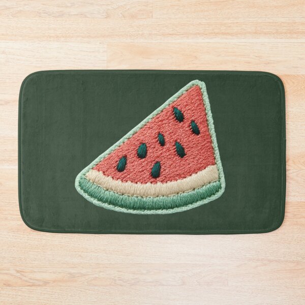 Item preview, Embroidered Watermelon Slice Patch Art designed and sold by MegaNovaArt.
