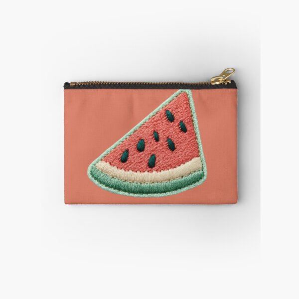 Item preview, Embroidered Watermelon Slice Patch Art designed and sold by MegaNovaArt.
