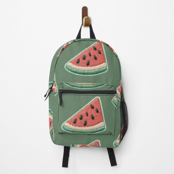 Item preview, Embroidered Watermelon Slice Patch Art designed and sold by MegaNovaArt.