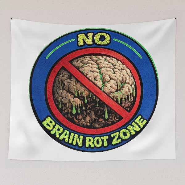 Item preview, No Brain Rot Zone designed and sold by shorethings.