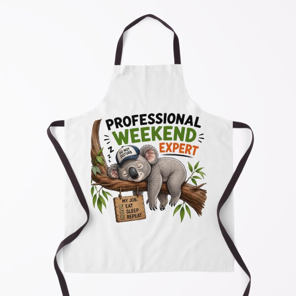 Item preview, Professional Weekend Expert T-Shirt | Funny Koala designed and sold by Golden Era Studio.