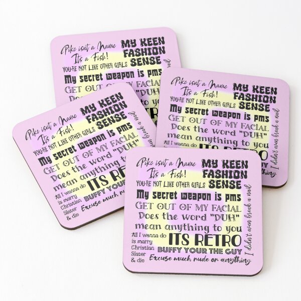 Item preview, 1992 Retro Buffy Movie quotes designed and sold by SmallSlicelife.
