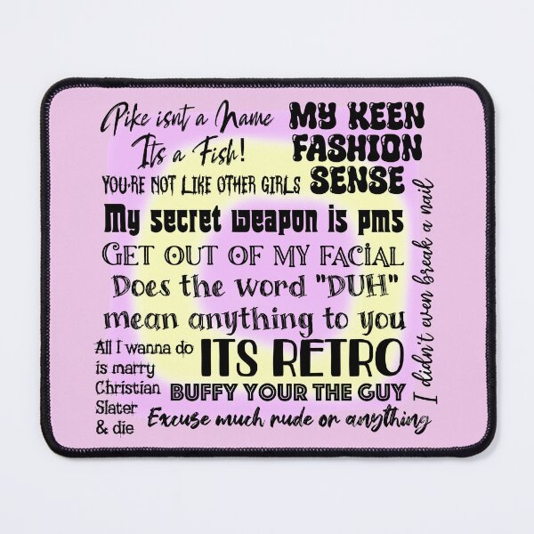 Item preview, 1992 Retro Buffy Movie quotes designed and sold by SmallSlicelife.