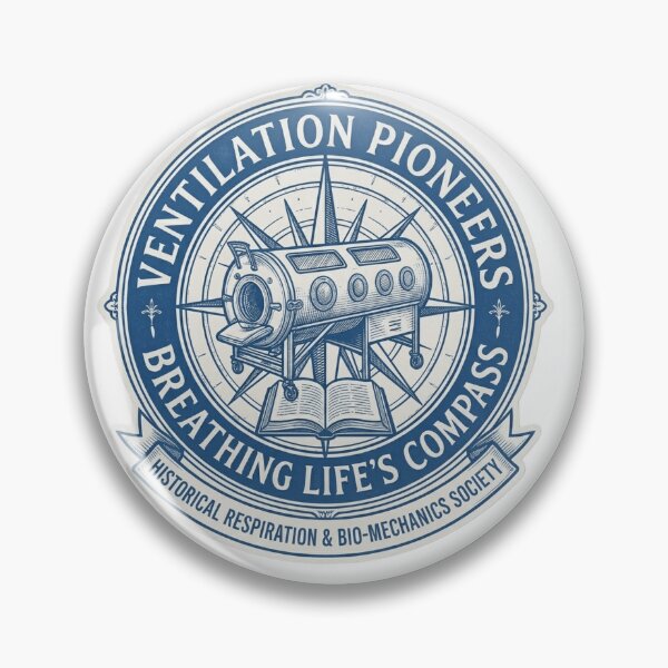 Item preview, Classic Blueprint Blue Iron Lung Medical History - Engineering Style designed and sold by Fatomfatom.