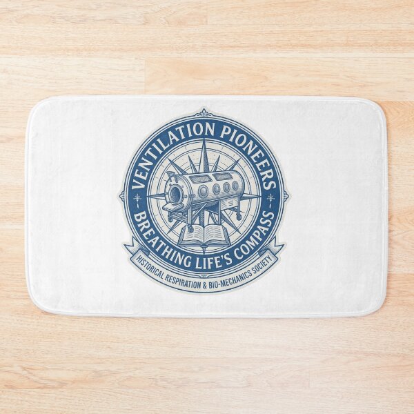 Item preview, Classic Blueprint Blue Iron Lung Medical History - Engineering Style designed and sold by Fatomfatom.