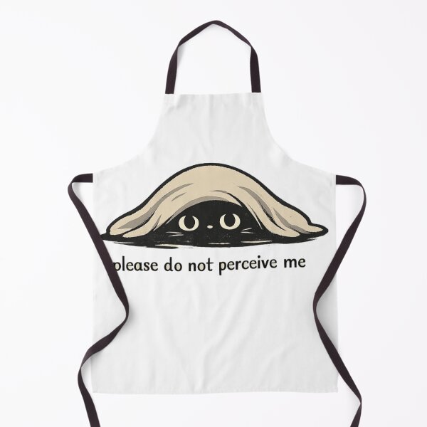 Item preview, Please Do Not Perceive Me Cute Black Void Cat Introvert designed and sold by MartBook.
