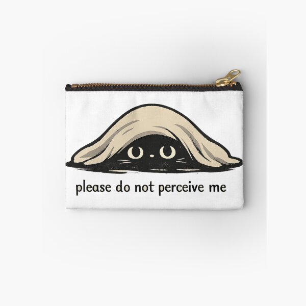 Item preview, Please Do Not Perceive Me Cute Black Void Cat Introvert designed and sold by MartBook.