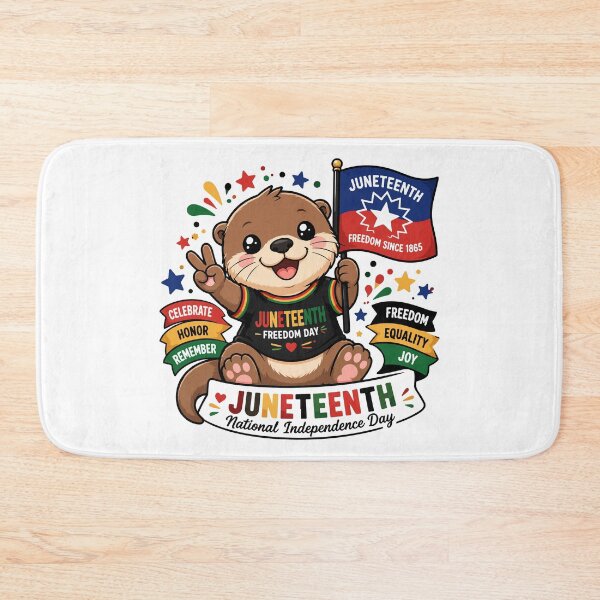 Item preview, Peace Sign Otter Juneteenth Freedom Day designed and sold by Rexusstain.