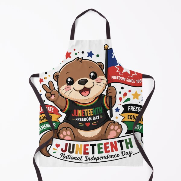 Item preview, Peace Sign Otter Juneteenth Freedom Day designed and sold by Rexusstain.