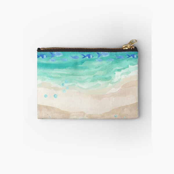 Item preview, Watercolor Ocean Beach Sea Shells Pattern designed and sold by Cherry Emporium.
