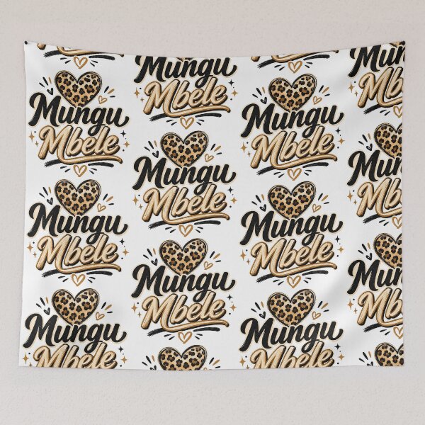 Item preview, Mungu Mbele Swahili Faith Quote Design designed and sold by NaphDesigns.