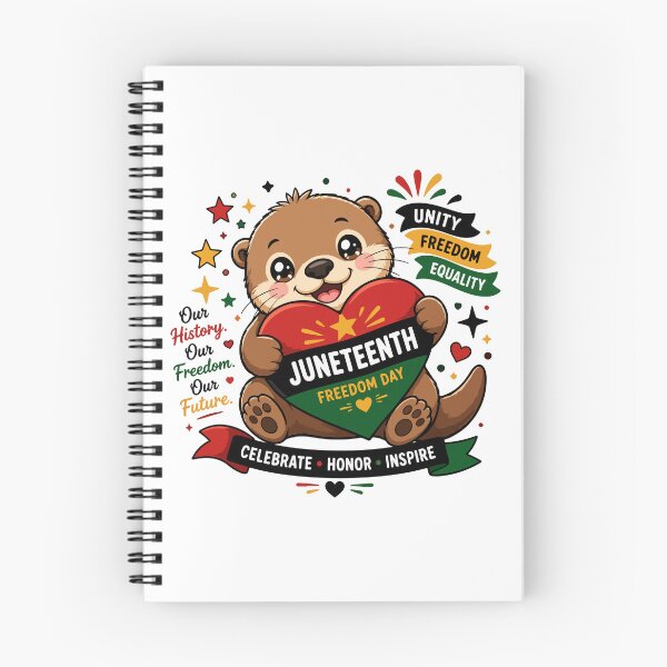 Item preview, Heart Otter Juneteenth Freedom Day designed and sold by Rexusstain.