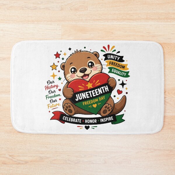 Item preview, Heart Otter Juneteenth Freedom Day designed and sold by Rexusstain.