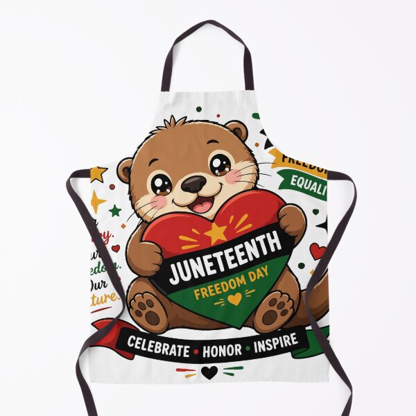 Item preview, Heart Otter Juneteenth Freedom Day designed and sold by Rexusstain.
