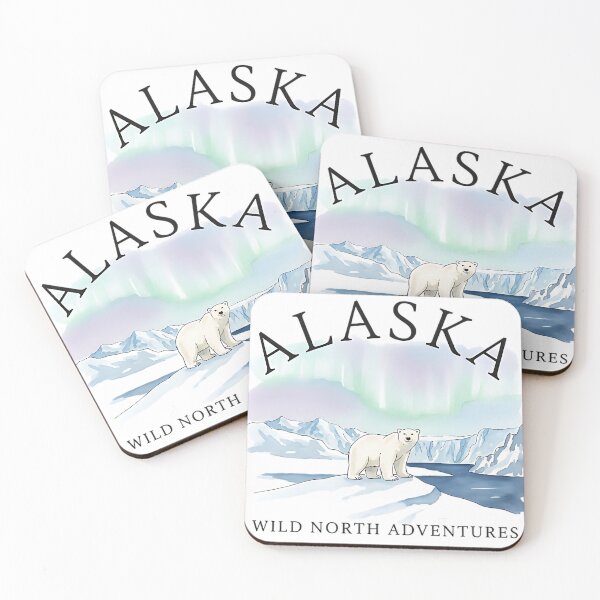 Item preview, Alaska Wild North Adventures - Polar Bear & Northern Lights designed and sold by legacylivingshop.