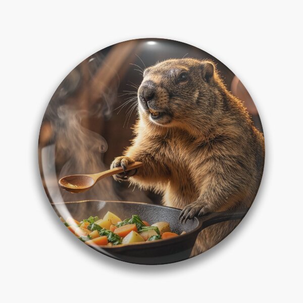 Item preview, Groundhog Chef Has Scores of Michelin Stars designed and sold by Tridentulus.