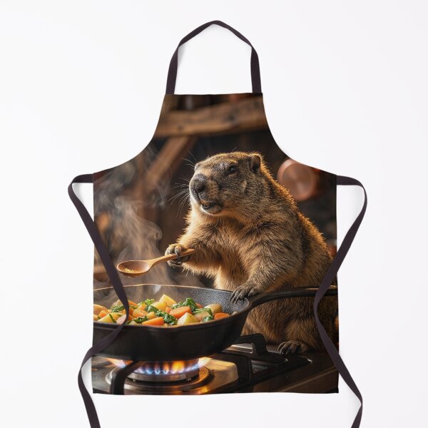 Item preview, Groundhog Chef Has Scores of Michelin Stars designed and sold by Tridentulus.