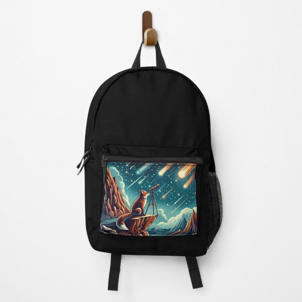 Item preview, Curious Fox Stargazer – Cosmic Exploration Art designed and sold by Dogandesighn.